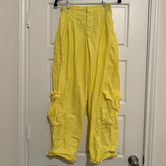 FP Movement Women's Mesmerize Me Pants Yellow Size XS - Picture 1 of 7